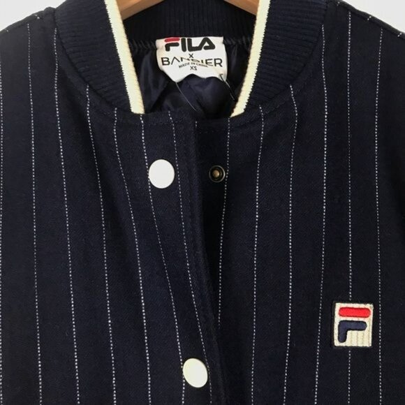 NWT Fila x Bandier Melton Wool Varsity Jacket Size XS - Picture 7 of 13